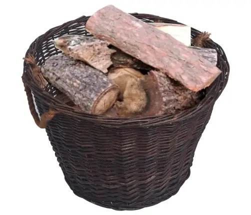 3-Osaline Küttepuu Korvide Komplekt, Tumepruun, Paju