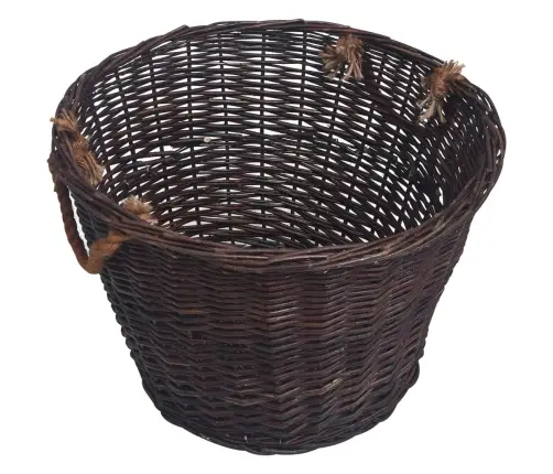 3-Osaline Küttepuu Korvide Komplekt, Tumepruun, Paju