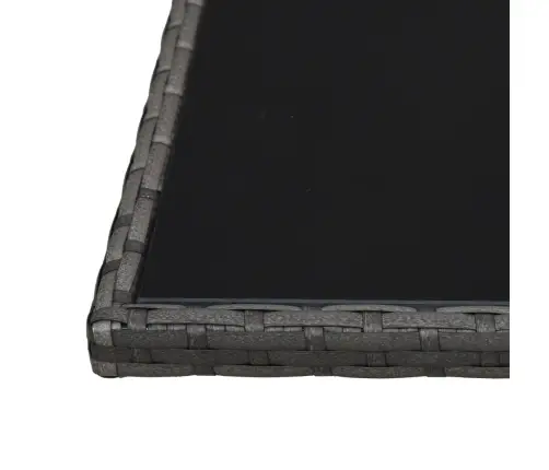 4-Daļīgs Dārza Atpūtas Mēbeļu Komplekts Ar Matračiem, Pelēks Pe Vidaxl