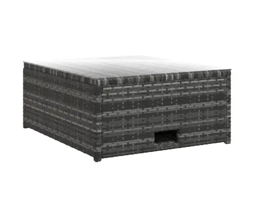 4-Osaline Aiamööblikomplekt Patjadega, Hall, Polürotang