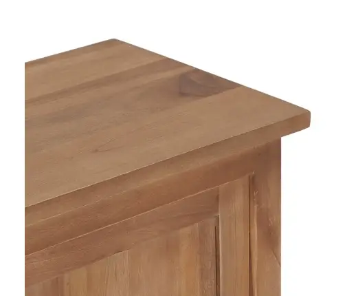 Televizoriaus Spintelė, 90X30X35cm Tikmedžio Medienos Masyvas