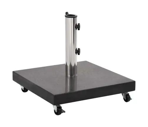 Päevavarju Alus Graniit 30 Kg, Ruudukujuline, Must