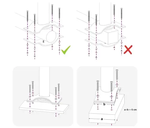Ištraukiama Šoninė Kiemo Pertvara, Mėlynos Spalvos, 100X300Cm