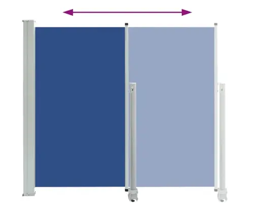 Izvelkama Sānu Markīze, 160X300 Cm, Zila Vidaxl