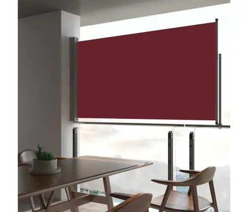 Lahtitõmmatav Terrassi Külgsein, 160 X 300 cm Punane