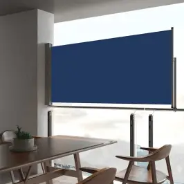 Ištraukiama Šoninė Kiemo Pertvara, Mėlynos Spalvos, 60X300Cm