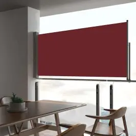 Lahtitõmmatav Terrassi Külgsein, 60 X 300 cm Punane