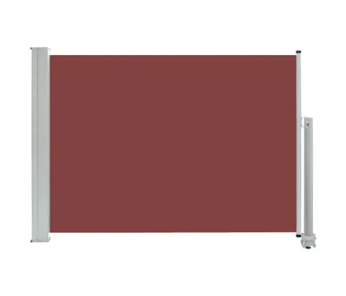 Lahtitõmmatav Terrassi Külgsein, 80 X 300 cm Pruun