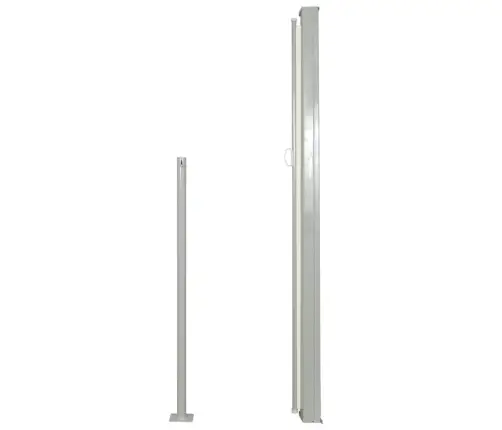 Ištraukiama Šoninė Kiemo Pertvara, Kreminės Spalvos, 170X300Cm Ištraukiama Šoninė Kiemo Pertvara, Kreminės Spalvos, 170X300Cm