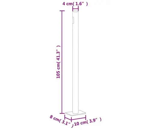Ištraukiama Šoninė Kiemo Pertvara, Pilkos Spalvos, 170X300Cm