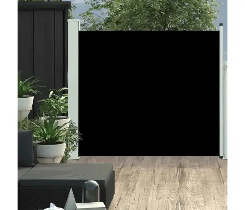 Izvelkama Sānu Markīze, Melna, 100X300 Cm Vidaxl