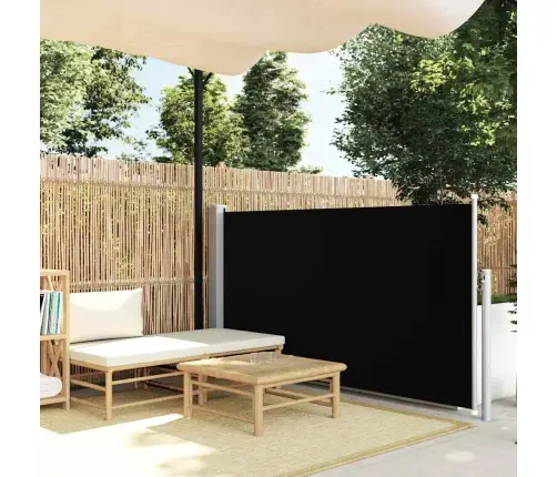 Izvelkama Sānu Markīze, Melna, 100X500 Cm Vidaxl