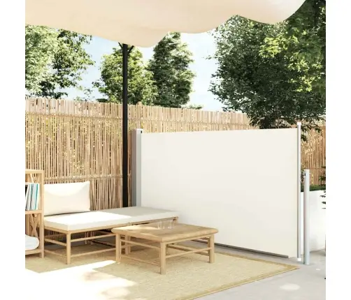 Izvelkama Sānu Markīze, Krēmkrāsa, 100X500 Cm Vidaxl