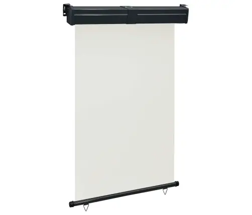 Balkona Sānu Markīze, Krēmkrāsas, 125X250 Cm Vidaxl