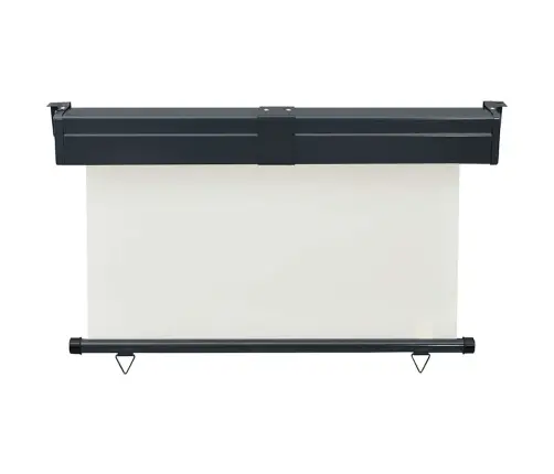 Balkona Sānu Markīze, Krēmkrāsas, 125X250 Cm Vidaxl