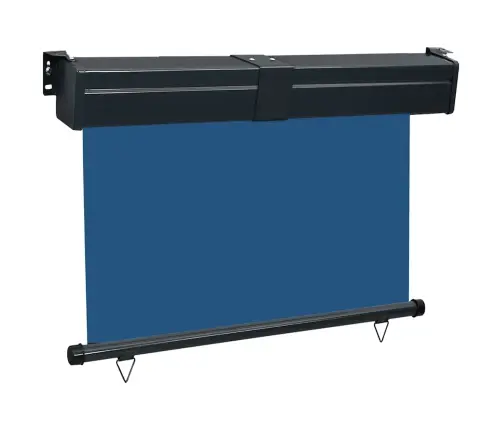 Balkona Sānu Markīze, Zila, 125X250 Cm Vidaxl