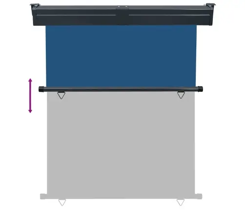 Rõdu Külgsein, 145 X 250 cm Sinine