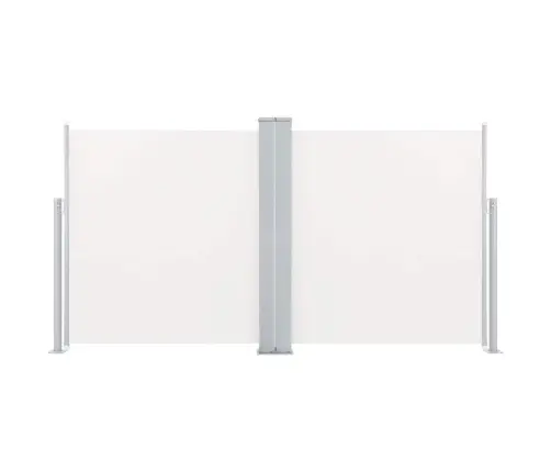 Ištraukiama Šoninė Pertvara, Kreminės Spalvos, 100X600Cm