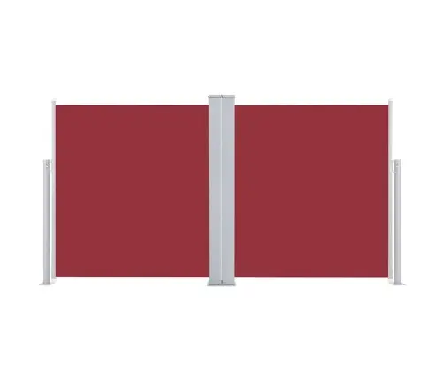 Ištraukiama Šoninė Pertvara, Raudonos Spalvos, 100X600Cm
