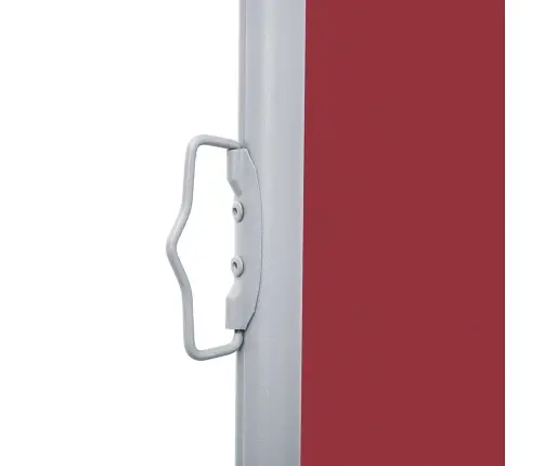 Ištraukiama Šoninė Pertvara, Raudonos Spalvos, 100X600Cm