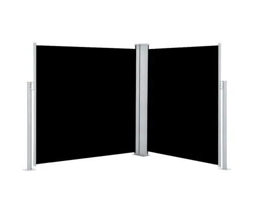 Izvelkams Sānu Aizslietnis, Melns, 140X600 Cm Vidaxl