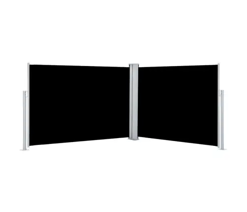 Izvelkams Sānu Aizslietnis, Melns, 120X1000 Cm Vidaxl