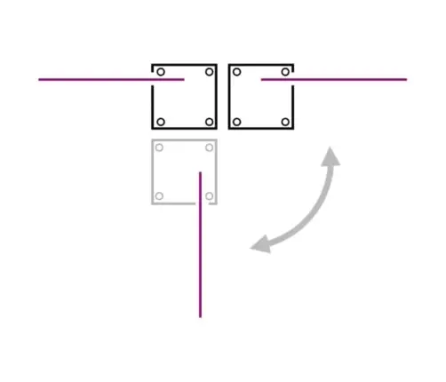 Lahtitõmmatav Külgsein, Antratsiithall, 120 X 1000 Cm