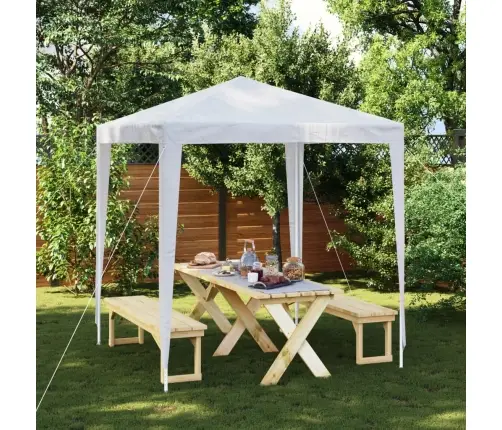 Dārza Nojume, 2X2 M, Balta Vidaxl