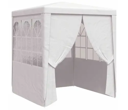 Dārza Nojume Ar Sānu Sienām, Profesionāla, 2,5X2,5 M, Balta Vidaxl