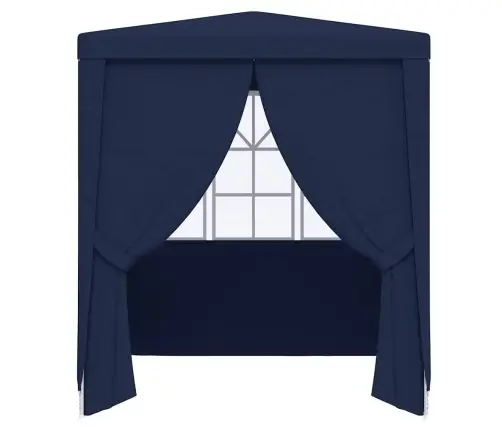 Palapinė Su Šoninėmis Sienomis, Mėlyna, 2,5X2,5M, 90G/M²