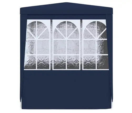 Palapinė Su Šoninėmis Sienomis, Mėlyna, 2,5X2,5M, 90G/M²