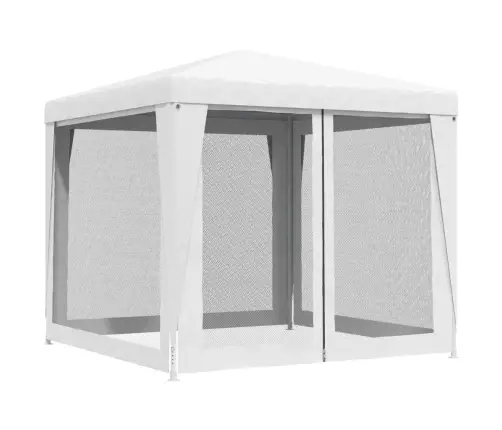 Peotelk 4 Võrgust Külgseinaga, 2,5 X 2,5 M Valge
