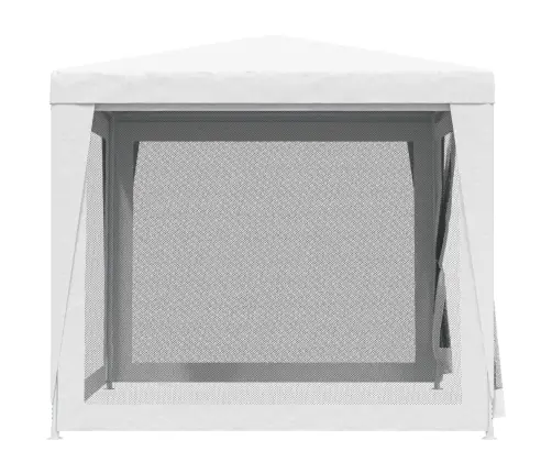 Peotelk 4 Võrgust Külgseinaga, 2,5 X 2,5 M Valge