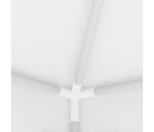 Professionaalne Peotelk Külgseintega, 4X9 M, Valge 90 G/M²