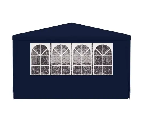 Professionaalne Peotelk Külgseintega, 4X9 M, Sinine 90 G/M²