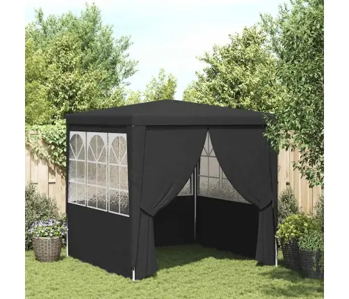 Proginė Palapinė Sienomis, Antracito, 2,5X2,5M, 90G/M²