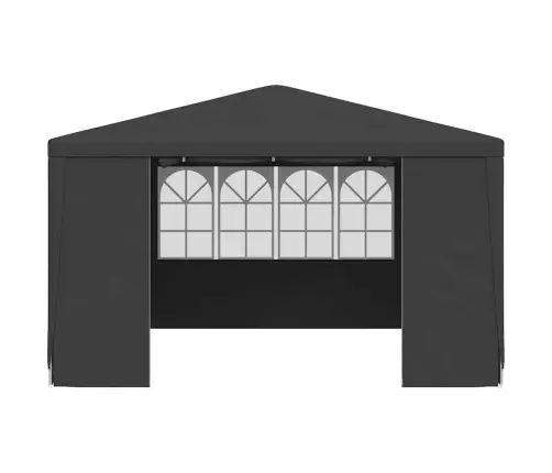 Professionaalne Peotelk Külgseintega, 4X4 M, Antratsiit 90 G/M²