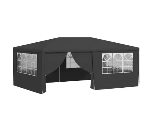 Dārza Nojume Ar Sānu Sienām, Profesionāla, 4X6 M, Pelēka Vidaxl