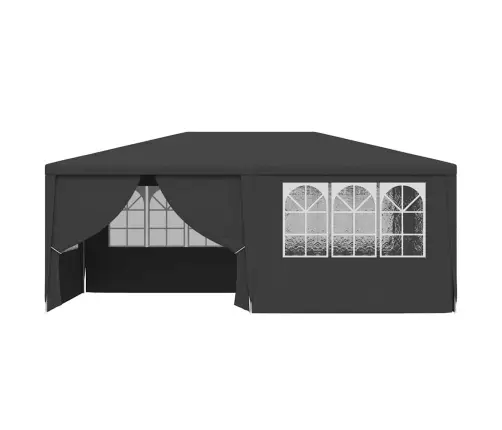 Dārza Nojume Ar Sānu Sienām, Profesionāla, 4X6 M, Pelēka Vidaxl