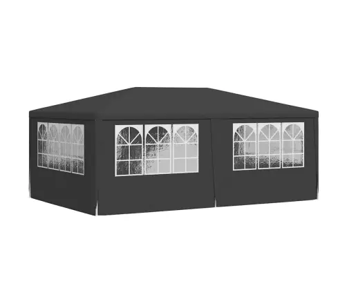 Dārza Nojume Ar Sānu Sienām, Profesionāla, 4X6 M, Pelēka Vidaxl
