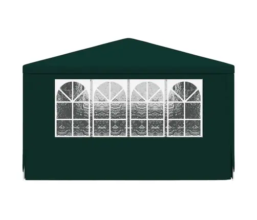 Professionaalne Peotelk Külgseintega, 4X6 M, Roheline 90 G/M²