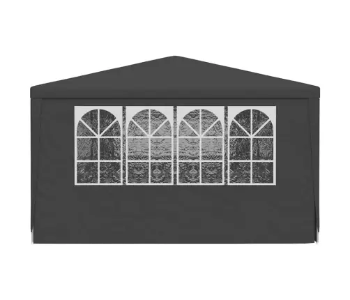 Proginė Palapinė Su Šoninėmis Sienomis, Antracito, 4X9M, 90G/M²