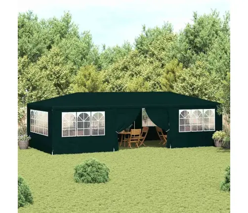 Dārza Nojume Ar Sānu Sienām, Profesionāla, 4X9 M, Zaļa, 90 G/M² Vidaxl