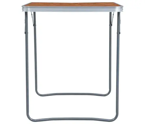 Saliekams Kempinga Galds, Metāla Rāmis, 80X60 Cm Vidaxl