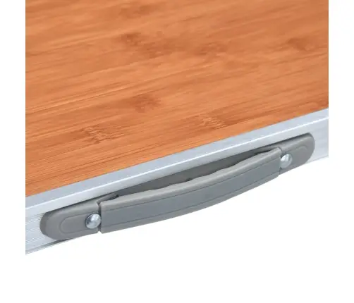 Saliekams Kempinga Galds, Metāla Rāmis, 80X60 Cm Vidaxl