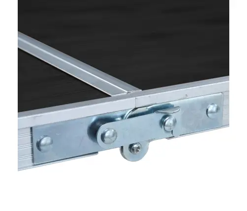 Saliekams Kempinga Galds, Pelēks, Alumīnijs, 120X60 Cm Vidaxl