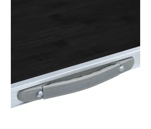 Saliekams Kempinga Galds, Pelēks, Alumīnijs, 120X60 Cm Vidaxl