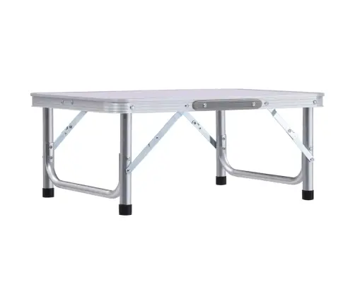 Kokkupandav Matkalaud, Valge, Alumiinium 60 X 45 Cm