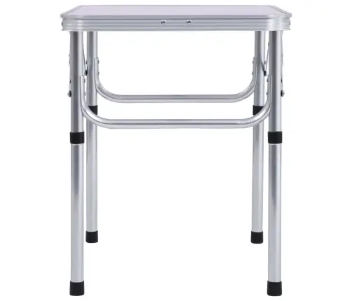 Kokkupandav Matkalaud, Valge, Alumiinium 60 X 45 Cm