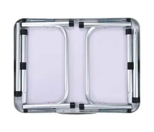 Kokkupandav Matkalaud, Valge, Alumiinium 60 X 45 Cm